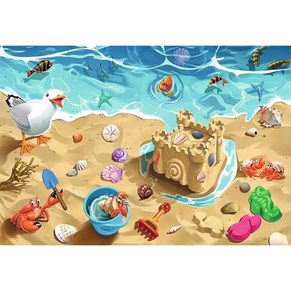 Ravensburger Fun at the Beach 24 Piece Giant Floor Puzzle