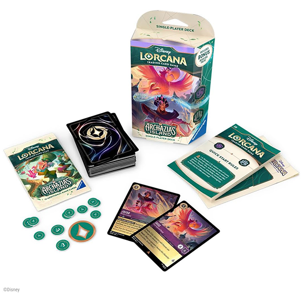 Disney Lorcana TCG: Archazia’s Island Single-Player Deck - Amethyst & Steel