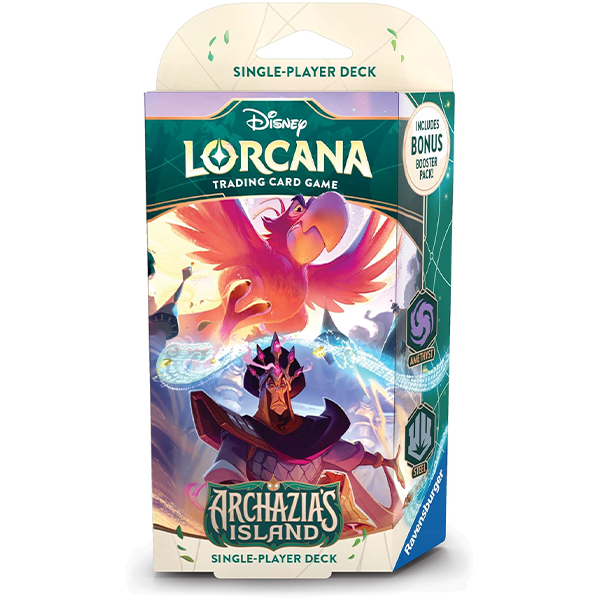 Disney Lorcana TCG: Archazia’s Island Single-Player Deck - Amethyst & Steel