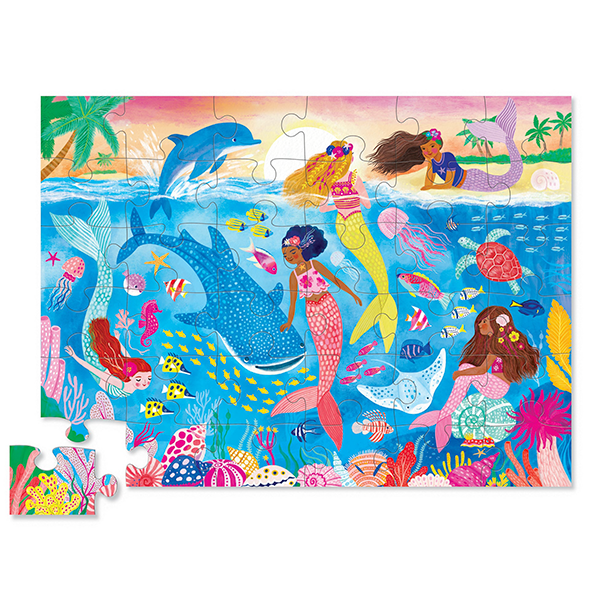 Crocodile Creek 36 Piece Mermaid Dreams Puzzle