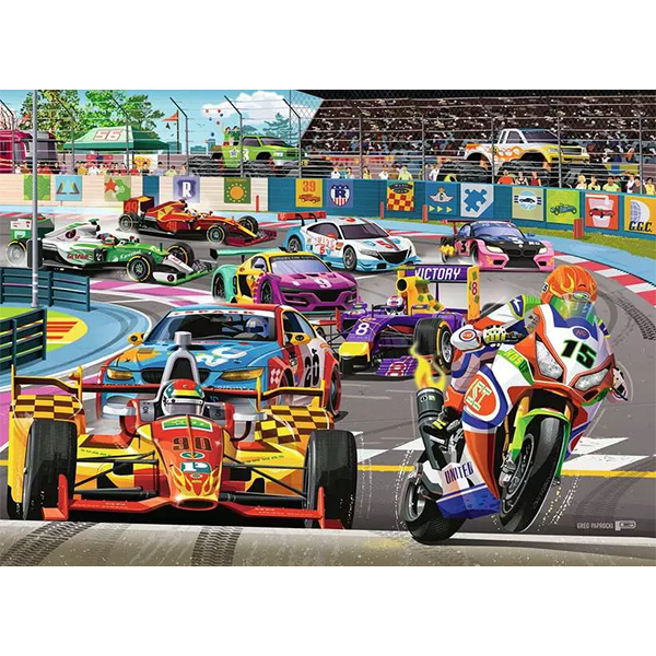 Ravensburger Racetrack Rally 60 Piece Puzzle