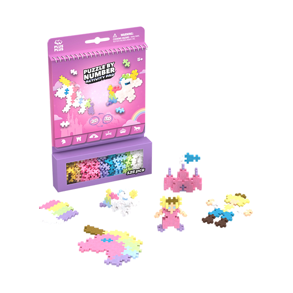 Plus Plus Puzzle By Number Activity Pad - Fairy Tale