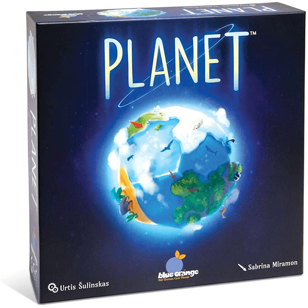 Open Box Blue Orange Planet Board Game