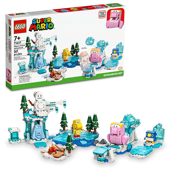 Open Box LEGO® Super Mario™ 71417 Fliprus Snow Adventure Expansion Set