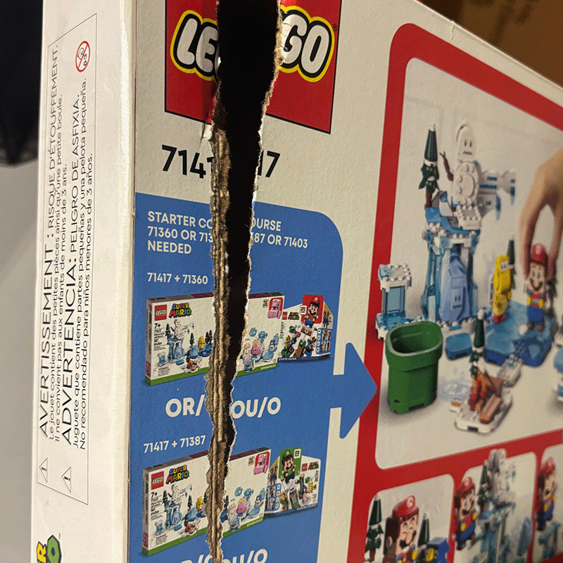 Open Box LEGO® Super Mario™ 71417 Fliprus Snow Adventure Expansion Set
