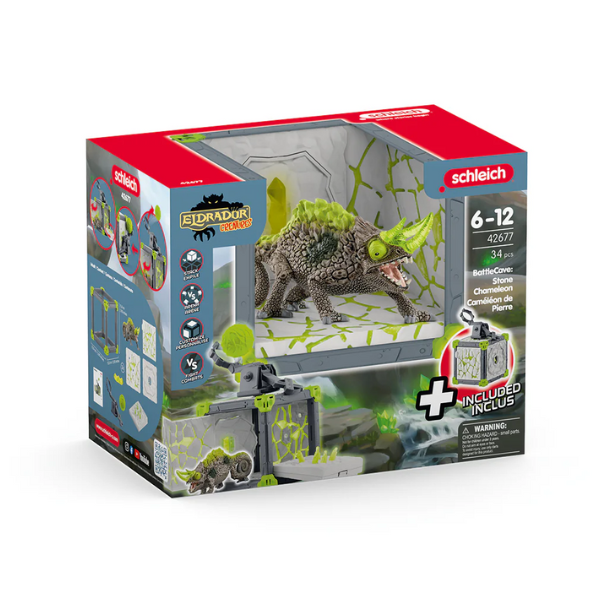 Schleich BattleCave Stone Chameleon