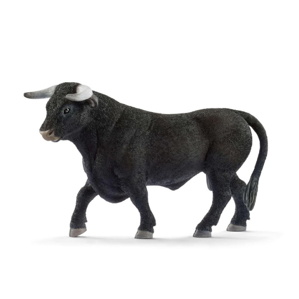 Schleich Farm World Black Bull Figurine