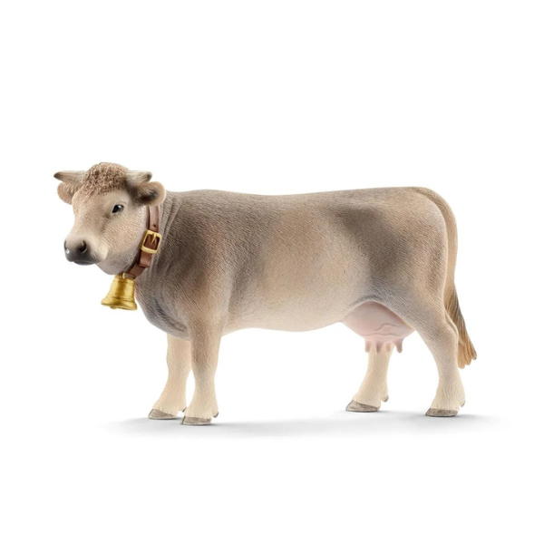 Schleich Farm World Braunvieh Cow Figurine