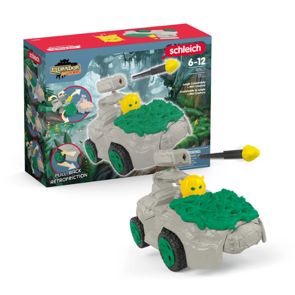 Schleich Jungle CrashMobile With Mini Creature