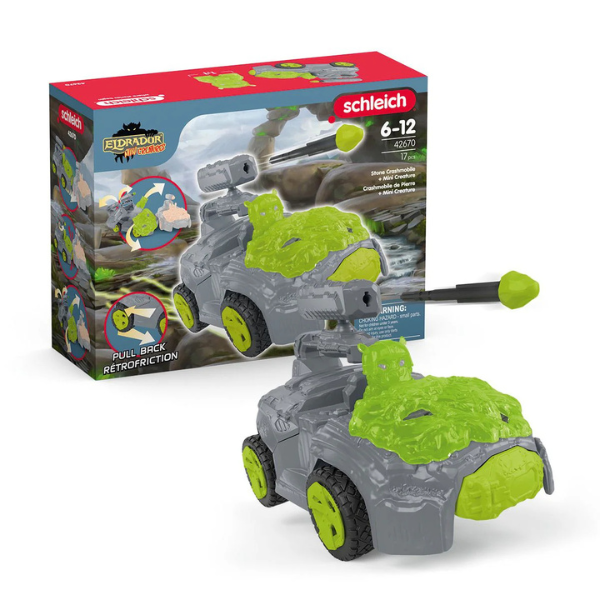 Schleich Stone CrashMobile With Mini Creature