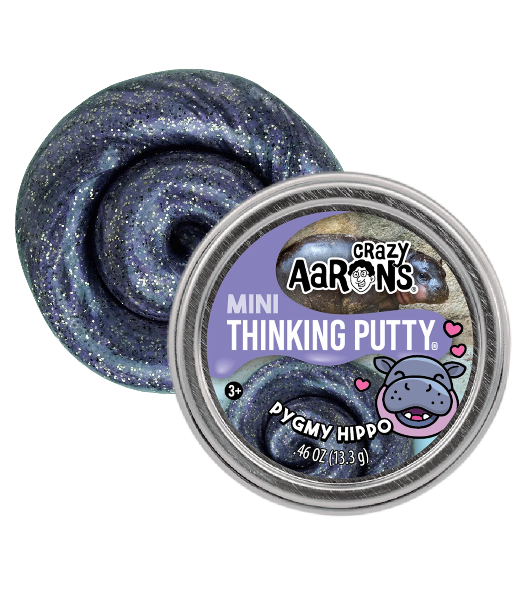 Crazy Aaron’s Thinking Putty - Pygmy Hippo Mini