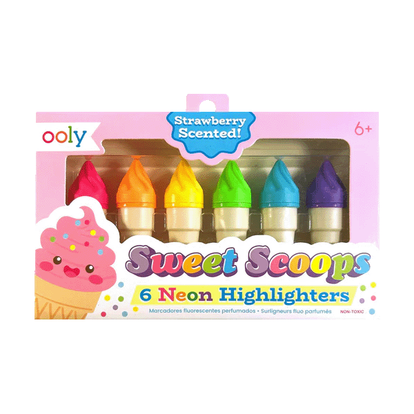 Ooly Sweet Scoops Scented Neon Highlighters
