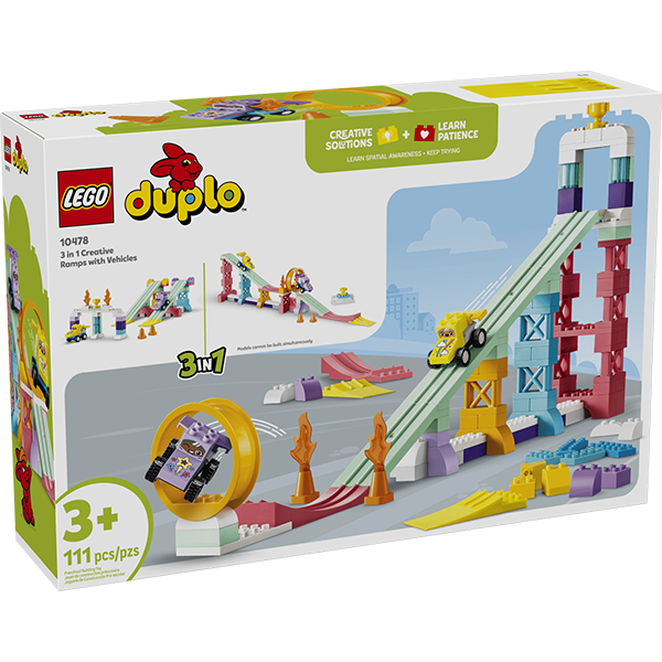 LEGO DUPLO 10478 3 in 1 Creative Ramps with Vehicles