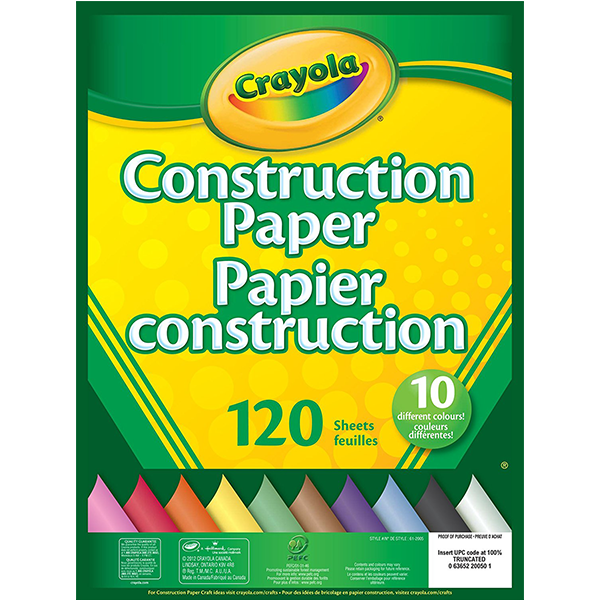 Crayola Construction Paper 120 Pages