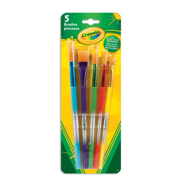 Crayola Paint Brushes 5 Pack