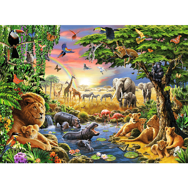 Ravensburger Evening at the Waterhole 300 Piece Puzzle