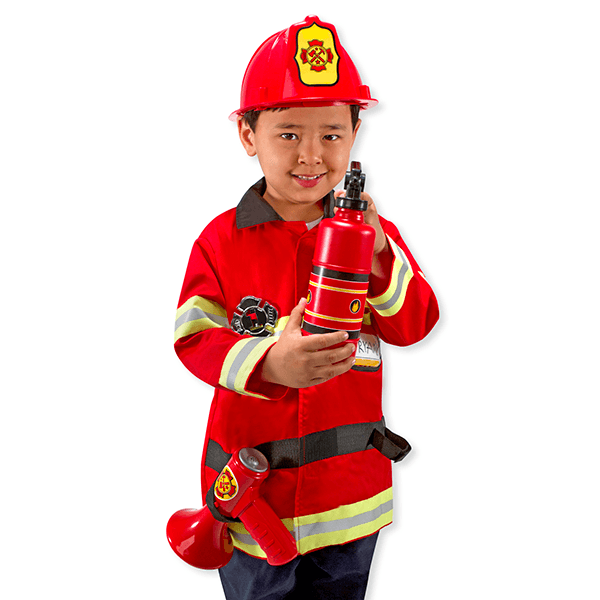 Melissa & Doug Fire Chief Roleplay Costume Set