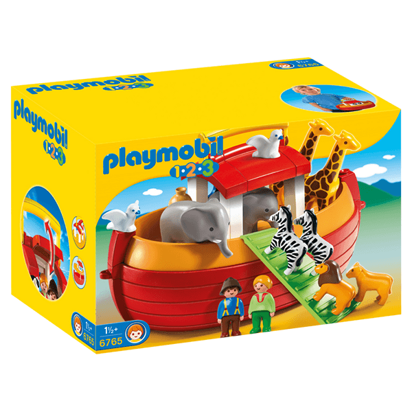 Playmobil 1.2.3 My Take Along Noah's Ark Set