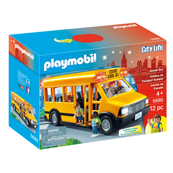 Playmobil City Life School Bus Set