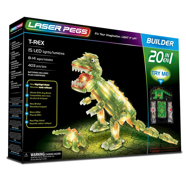 Discontinued Laser Pegs 20-in-1 T-Rex Kit