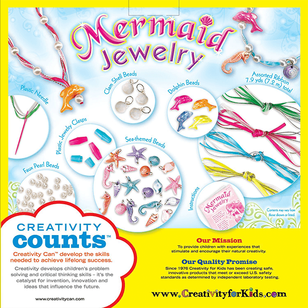 Creativity for Kids Mermaid Jewelry Kit