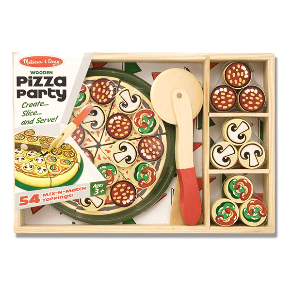 Discontinued Melissa & Doug Pizza Party Wooden Play Set