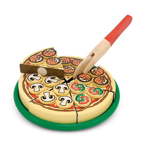 Discontinued Melissa & Doug Pizza Party Wooden Play Set