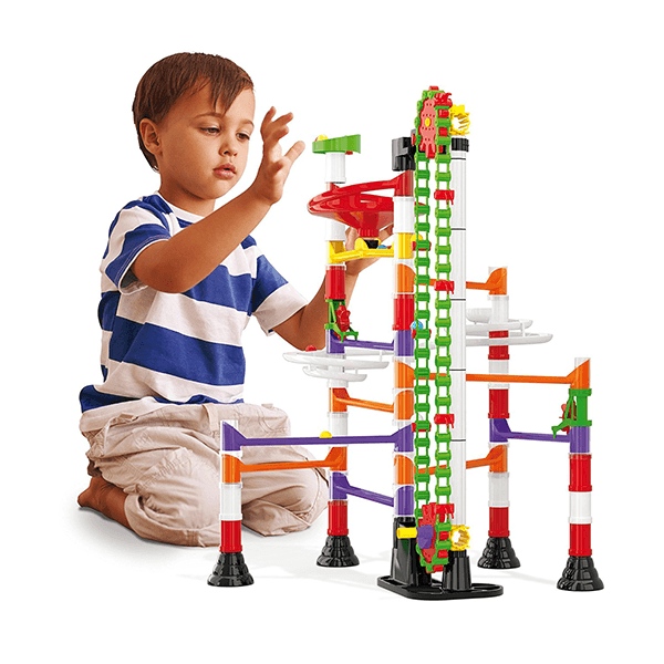 Quercetti 150 Piece Elevator Marble Run