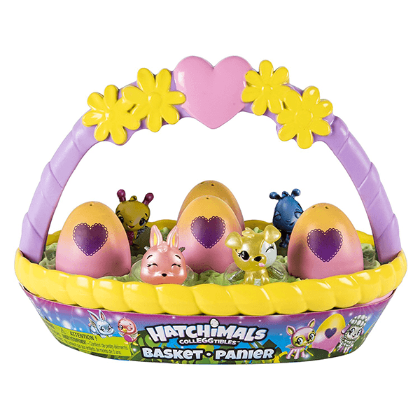 Hatchimals CollEGGtibles Spring Basket with 6 Hatchimal Toys