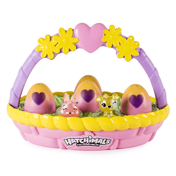 Hatchimals CollEGGtibles Spring Basket with 6 Hatchimal Toys