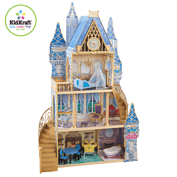 kidkraft disney belle's enchanted dollhouse