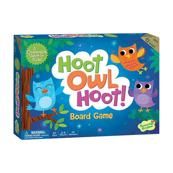 Peaceable Kingdom Hoot Owl Hoot! Board Game