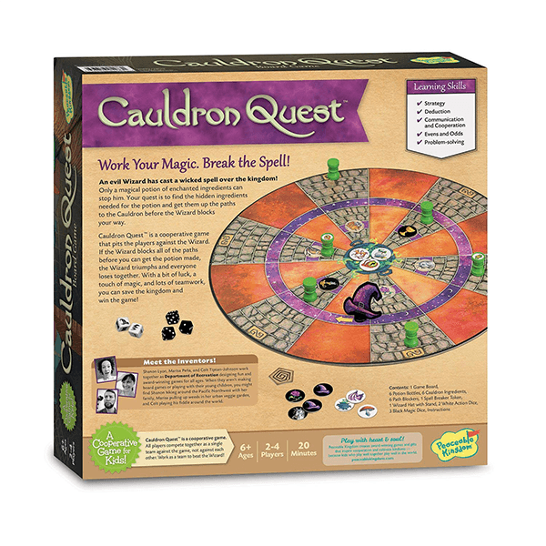 Peaceable Kingdom Cauldron Quest Game