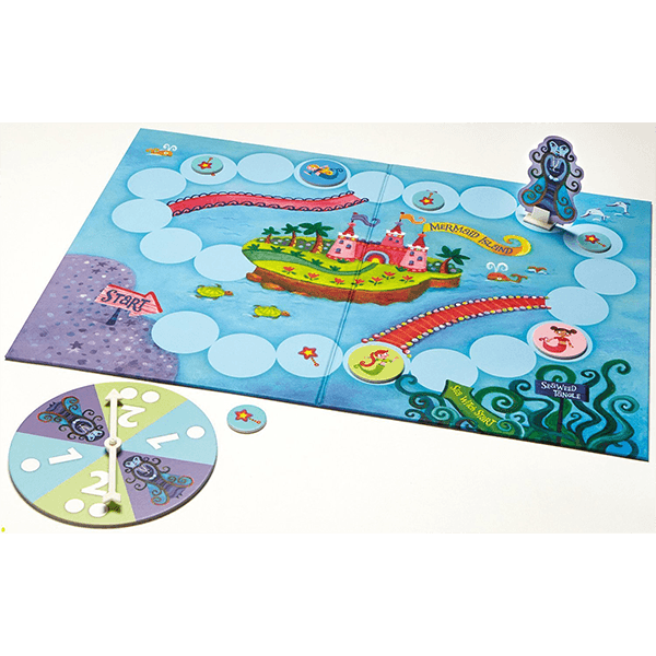 Peaceable Kingdom Mermaid Island Board Game