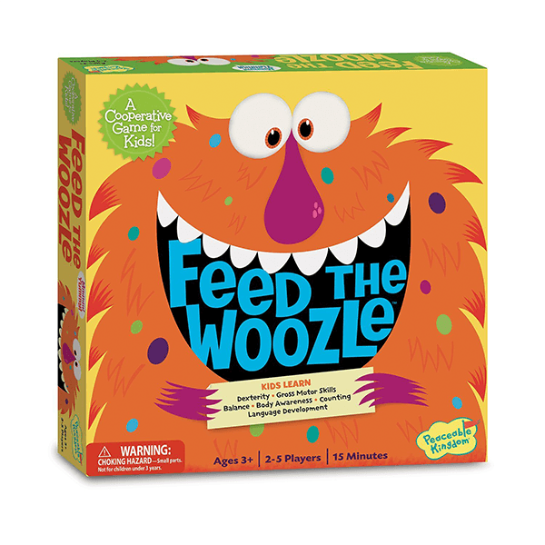 Peaceable Kingdom Feed the Woozle Preschool Game