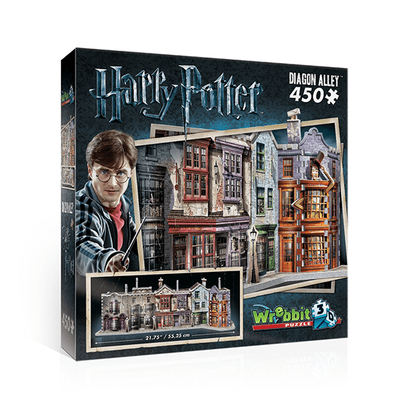 Wrebbit 3D Harry Potter Diagon Alley Jigsaw Puzzle 450 Piece