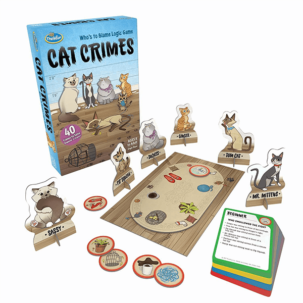 Thinkfun Cat Crimes Logic & Brainteaser Game