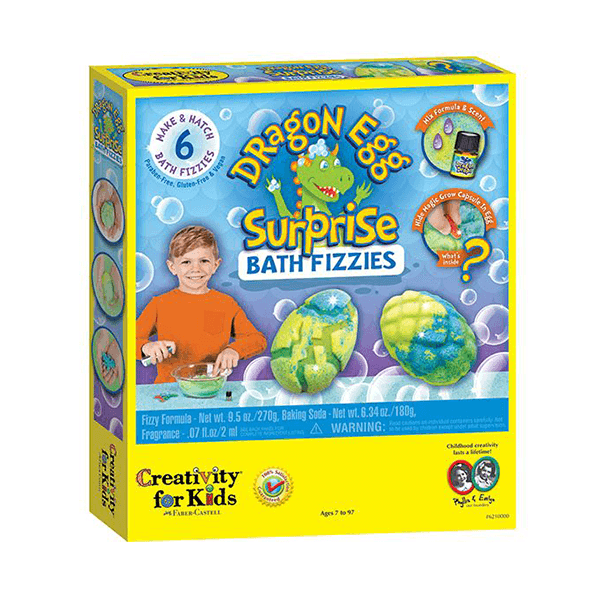 Creativity for Kids Dragon Egg Surprise Bath Fizzies Kit