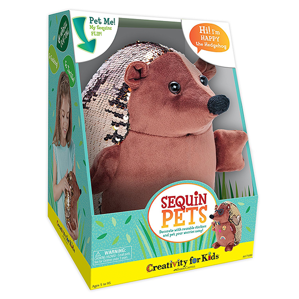 Creativity for Kids Sequin Pet Happy the Hedgehog
