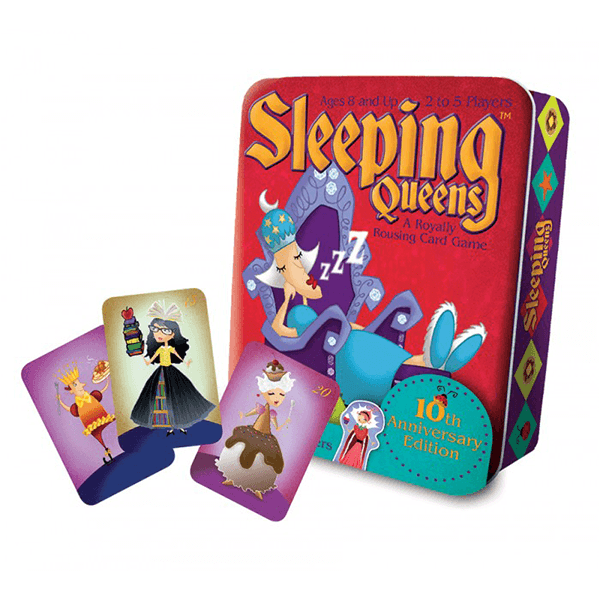 Gamewright Sleeping Queens 10th Anniversary Tin Card Game