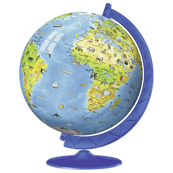 Ravensburger World Map 180PC Globe Puzzle