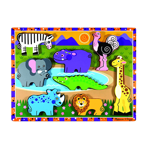 melissa and doug chunky farm puzzle