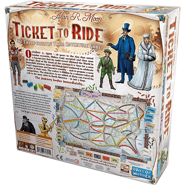 Days of Wonder: Ticket To Ride Board Game