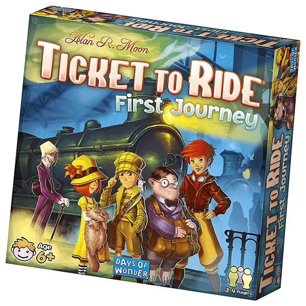 Days of Wonder: Ticket to Ride - First Journey Board Game