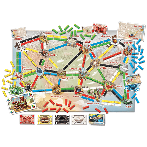 Days of Wonder: Ticket to Ride - First Journey Board Game