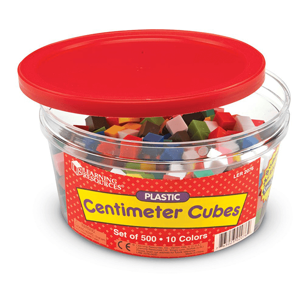 Learning Resources Centimetre Cubes 500 Pieces
