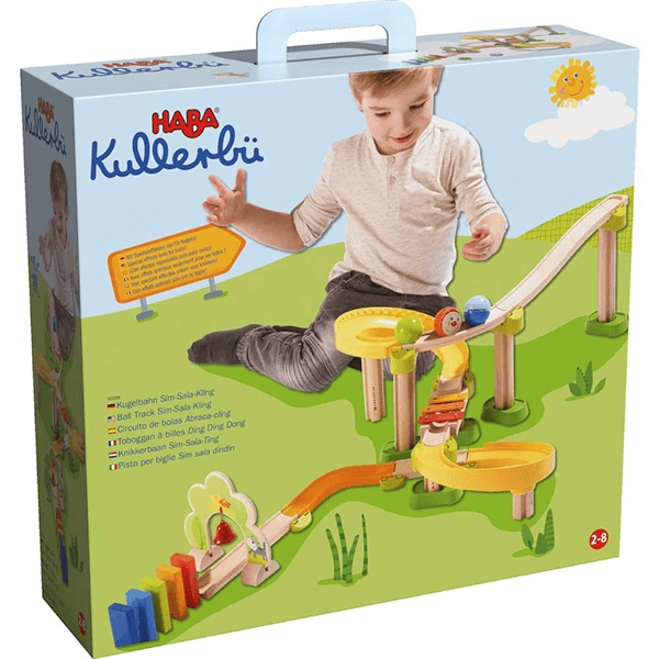 Haba Kullerbu Sim-Sala Kling 38 Piece Wooden & Plastic Ball Track Set