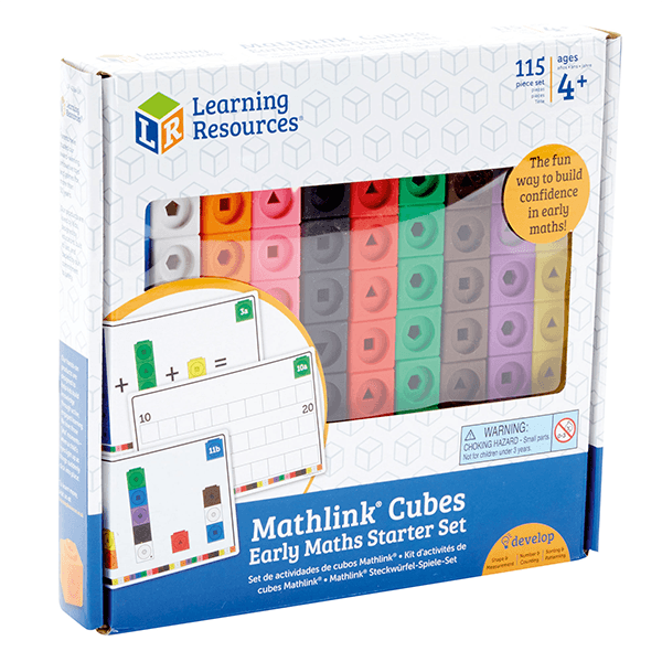 Learning Resources Mathlink Cubes Early Math Activity Set