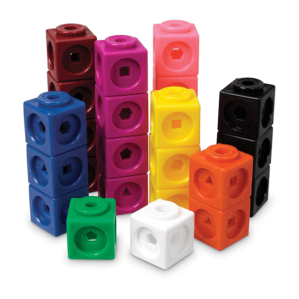 Learning Resources Mathlink Cubes Early Math Activity Set