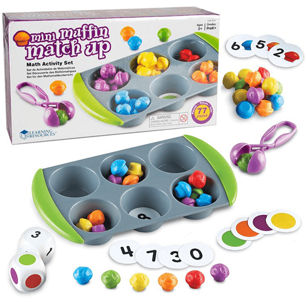 Learning Resources Mini Muffin Match Up Math Activity Set JR Toy